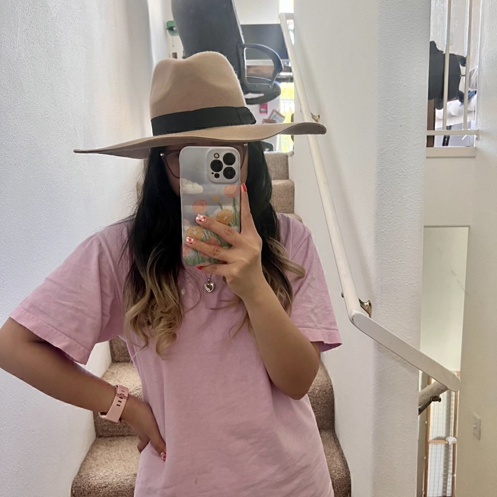 Lack Of Color Nude Brown Wool Rancher Hat 57cm​​​​​​​​​​​​​​​​​​​​​​​​​​​​​​